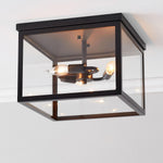 Load image into Gallery viewer, Ferrix Glass Outdoor Ceiling Light – Industrial Style For Porche