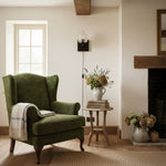 Cargar imagen en el visor de la Galería, Aplique de pared Tierlux Glass Art Deco Globe – Lámpara de metal y cristal para salón o baño