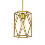Load image into Gallery viewer, Auricyl Vintage Cage Pendant Light – Metal Cylinder Style Perfect for Dining Room