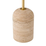 Load image into Gallery viewer, Modern Minimalist Travertine Base Glass Orb Floor Lamp M19