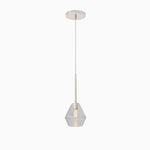 Load image into Gallery viewer, Merin Geometric Glass Chandelier – Modern Architectural Lighting for Dining Room or Foyer