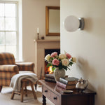 Load image into Gallery viewer, Glorica Sculptural Globe Wall Lamp – Mid-Century Modern Accent Light for bedroom & hallway