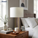 Load image into Gallery viewer, Luma Industrial Modern Table and Floor Lamp with Soft Fabric Shade - Contemporary Lighting for Home and Office