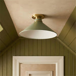 Cargar imagen en el visor de la Galería, Aurenza Modern Industrial Flush Mount: Elegante lámpara de techo para interiores residenciales