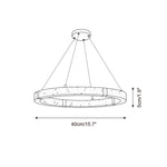 Load image into Gallery viewer, Dainolite Circle Chandelier