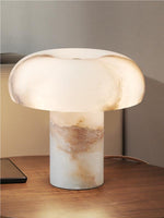 Load image into Gallery viewer, Modernity Artistry Mushroom Thod Alabaster Table Lamp