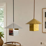 Load image into Gallery viewer, Bauhaus Hollow Silver Single Pendant Light