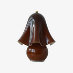 Cargar imagen en el visor de la Galería, Lámpara de mesa de cristal escultórico Bellina: iluminación moderna y minimalista para salón o dormitorio