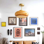 Load image into Gallery viewer, Shard Nordic Brass Glass Pendant Light