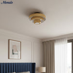 Charger l'image dans la visionneuse de galerie, Lampe Plafonnier Sculpturale à Trois Niveaux Malero de Style Bauhaus pour Salon et Chambre