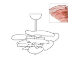 Load image into Gallery viewer, Lotus Leaf Layered Glass Chandelier