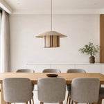 Load image into Gallery viewer, Natural pendant lamp in a warm interior space