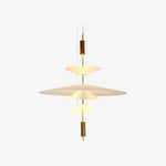 Bild in Gallery-Viewer laden, Plumeo Flamingo Mehrschichtige Hängelampe – Schlichtes Leuchtmittel für moderne Wohnzimmer N54