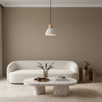 Load image into Gallery viewer, Cerawooda Modern Pendant Light - Clean Circle Silhouette for Living Area