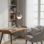Bild in Gallery-Viewer laden, Frovela Minimalistische Nordische Macaron Pendelleuchte für Esszimmer & Gemütliche Ecken