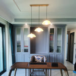 Load image into Gallery viewer, Alabaster Dome Pendant Light