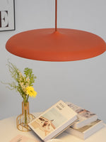 Load image into Gallery viewer, Macaron Pendant Light – Slim Metal Saucer Fixture
