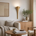 Load image into Gallery viewer, Vintage Trumpet Wall Sconce