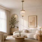 Cargar imagen en el visor de la Galería, Faceted Crystal Lantern Mini Pendant Light