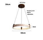Load image into Gallery viewer, Simple Circular Travertine Pendant Lamp M20