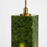 Cargar imagen en el visor de la Galería, Green jade texture and metal fitting detail