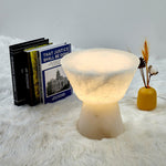 Bild in Gallery-Viewer laden, Beta Marmor Alabaster Tischlampe