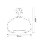 Charger l'image dans la visionneuse de galerie, Plafonnier vintage en verre de Murano