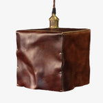 Cargar imagen en el visor de la Galería, Hand-Shaped Leather Pendant Light
