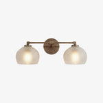Charger l'image dans la visionneuse de galerie, Auruca Globe Wall Light Bellflower Inspired Shape - Minimalist Metal Glass Sconce for Living Room