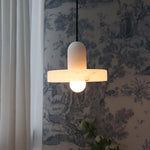 Bild in Gallery-Viewer laden, Carrara Alabaster Pendelleuchte