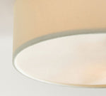 Load image into Gallery viewer, Dumora Drum Flush Mount Ceiling Light - Linen Shade Modern Elegance