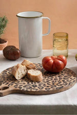Load image into Gallery viewer, Leopard Solid Sapele Wood Board - Functional Dining Accessory for Kitchen