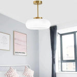 Load image into Gallery viewer, Shard Nordic Brass Glass Pendant Light