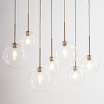 Load image into Gallery viewer, Selvion Contemporary Style Sculptural 7-Light chandelier – Perfect for Entryway or Office