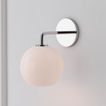 Load image into Gallery viewer, Selvion Art-Glass Globe Wall Sconce – Elegant Modern Wall Light for Bathrooms, Halls & Living Spaces