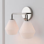 Load image into Gallery viewer, Merin Multi-Head Wall Lamp – Minimalist Metal & Glass Vanity Fixture