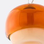 Load image into Gallery viewer, Clinco Modern Coloured Glass Mushroom Pendant Lamp – Stylish Ambient Lighting for Boutique & Residential Spaces