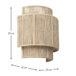 Load image into Gallery viewer, Bohemian Vintage Hand Woven LED Wall Light