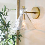 Bild in Gallery-Viewer laden, Glavira Recycelte Glas Wandlampe - Modernes Badezimmer Waschtischlicht