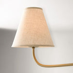 Load image into Gallery viewer, Fibura Linear Fabric Chandelier - Modern Brass Linear Chandelier