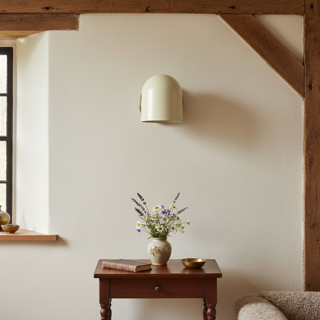 Applique murale industrielle moderne Metio Dome – Éclairage d'accentuation au design minimaliste pour salle de bain, salon et chambre
