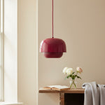 Load image into Gallery viewer, Clinco Layered Dome – Modern Metal Pendant Light for Dining Space