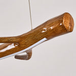 Cargar imagen en el visor de la Galería, Wood Color Resin Linear Branch Pendant Light