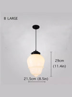 Load image into Gallery viewer, Vintage Art Deco Milk Glass Pendant Light