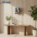 Cargar imagen en el visor de la Galería, Aplique de pared Rowan Retro con pantalla de tela: iluminación clásica de tela para el dormitorio