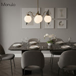 Load image into Gallery viewer, Glorica Glass Modern Decorative Glass Globe Chandelier – Modern Ceiling Light Fixture for Dining Rooms & Living Spaces