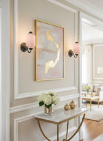 Load image into Gallery viewer, Vintage Milk Glass Sconce Bedside Hallway Eloise Wall Sconce