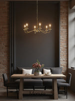 Load image into Gallery viewer, Rowan Classic 6 Candle Chandelier - Traditional Candle Style Lighting