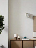 Load image into Gallery viewer, Cerova Porcelain Wall Sconce - Minimal Round Flush Mount Ceramic Light