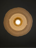 Load image into Gallery viewer, Opalume Glass Pendant Light – Vintage Milk Glass Pendant Light with Art Deco Style